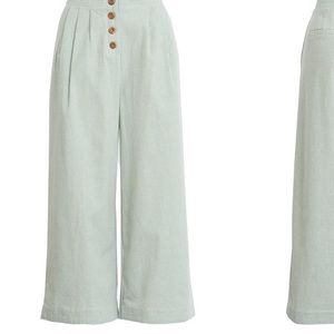 English Factory pleated crop trousers